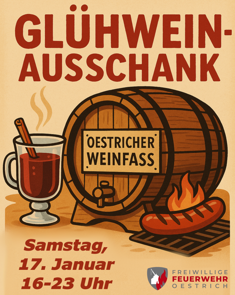 SAVE THE DATE! 17.01.2025 Glühweinausschank